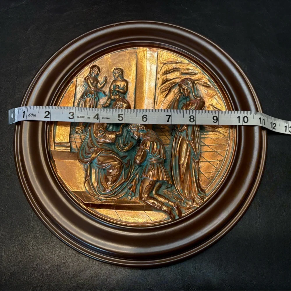 La Porta del Paradiso decorative 3D plate from “Gates of Paradise”no. A1955